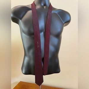 Red retro skinny ties